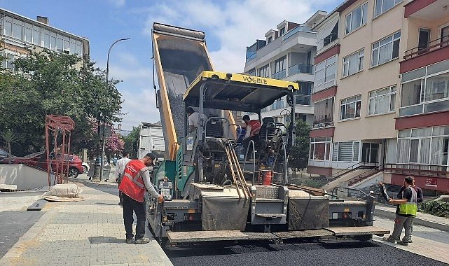 Maltepe’de Yol ve Kaldırım Çalışmaları Hız Kesmiyor