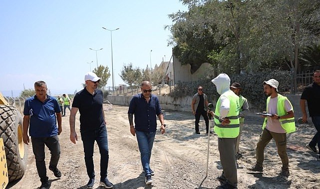 Söke’de Altyapı ve Kaldırım Çalışmaları Hızla İlerliyor