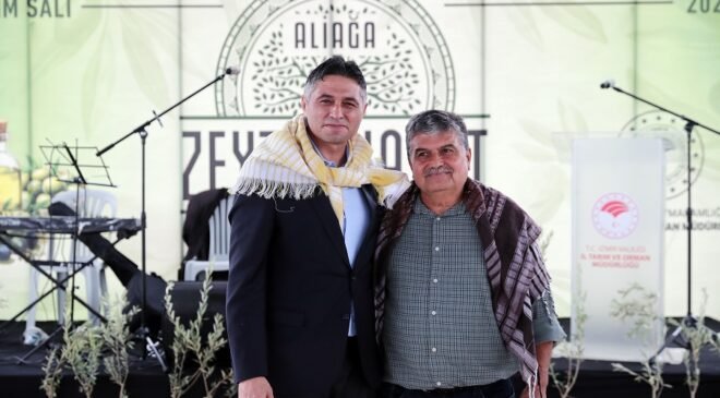 Aliağa’da 4. Zeytin Hasat Şenliği Coşkuyla Kutlandı