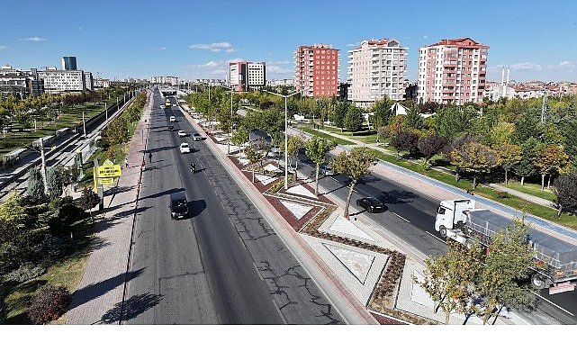 Konya İstanbul Yolu’nda Su Tasarruflu Peyzaj Dönemi Başladı