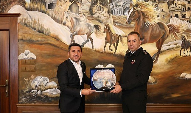 Başkan Arı, JAKEM Komutanı Fırat’ı Makamında Kabul Etti