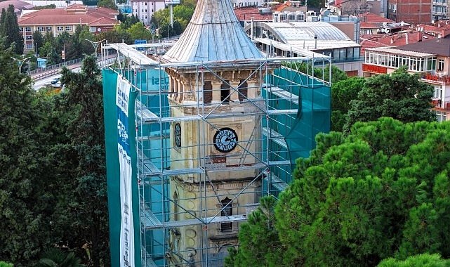 Kocaeli, Tarihi Saat Kulesi’ni Eski İhtişamına Kavuşturuyor
