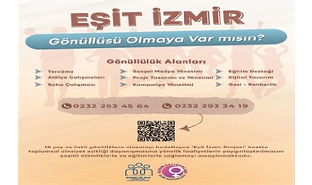 Eşit İzmir Projesi Gönüllülerini Arıyor