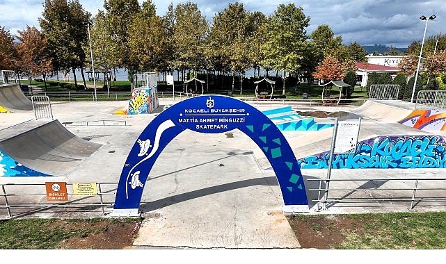 Gölcük’teki Kaykay Parkı’na Mattia Ahmet Minguzzi İsmi Verildi