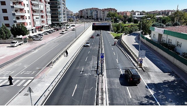 Konya’da Vatan Caddesi’ne Yeni ve Güvenli Asfalt Yol